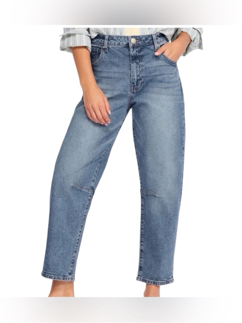 Kut from the Kloth Ashley Slouchy Barrel Jeans Size 12